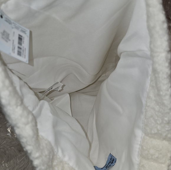 Cinnamoroll Faux Shearling Tote Bag Sanrio Hello Kitty Kawaii Y2K Travel Bag - Picture 10 of 10